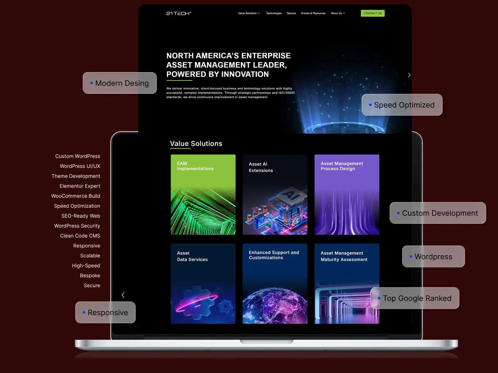 21Tech Corporate Website