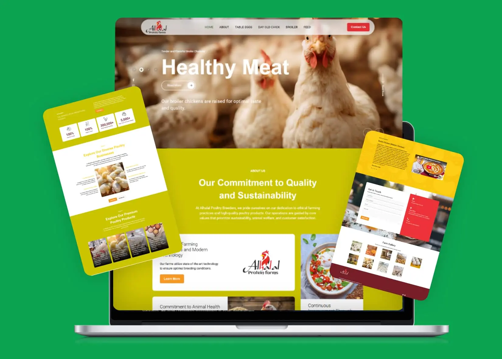 Alhalal Corporate Website