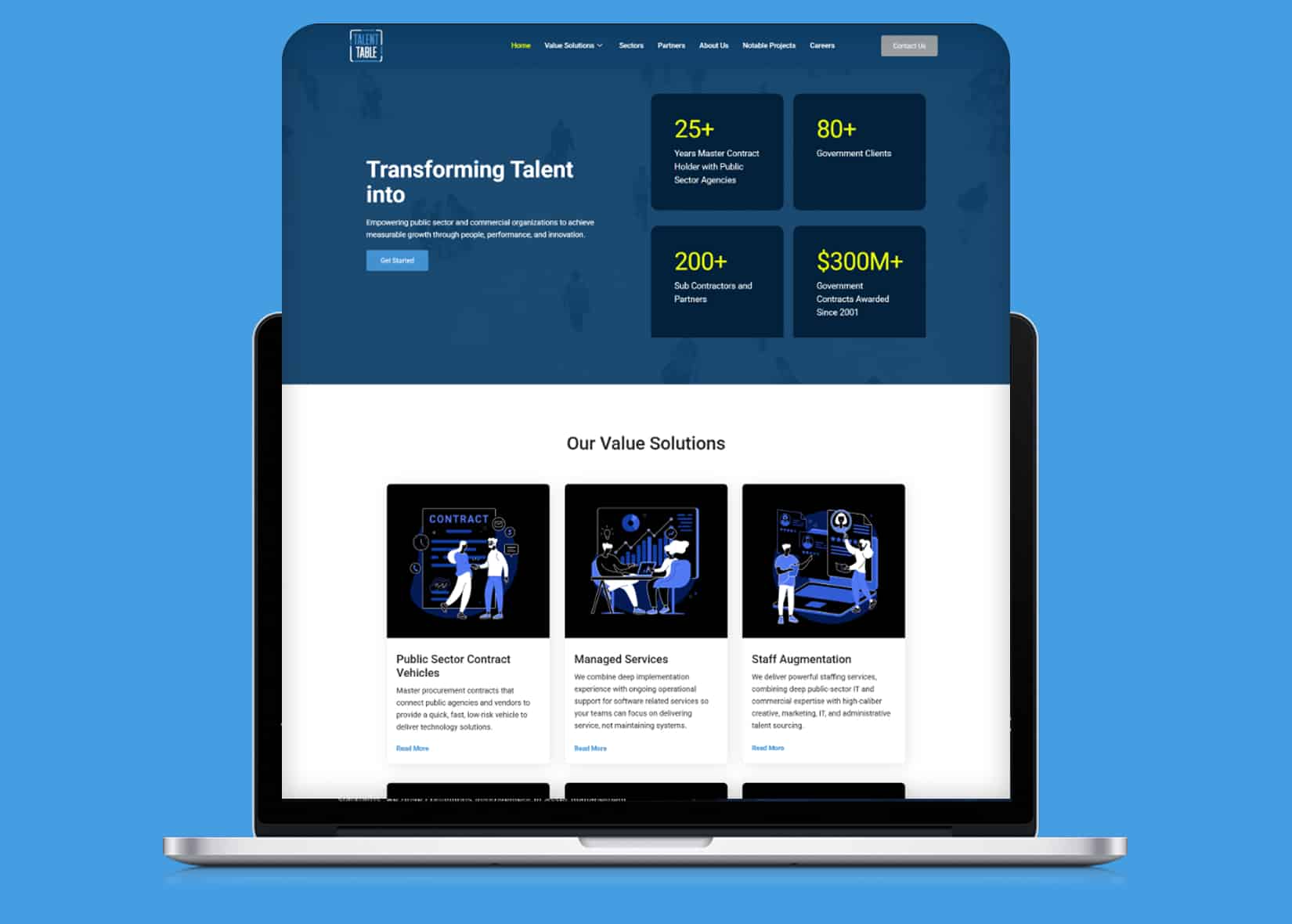 TalentTable Corporate Website